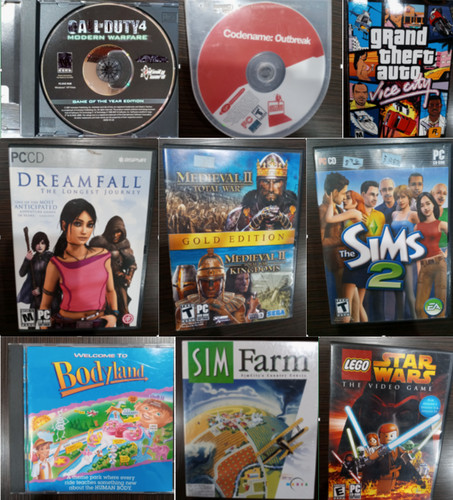 Lotto vari giochi - pc, rom